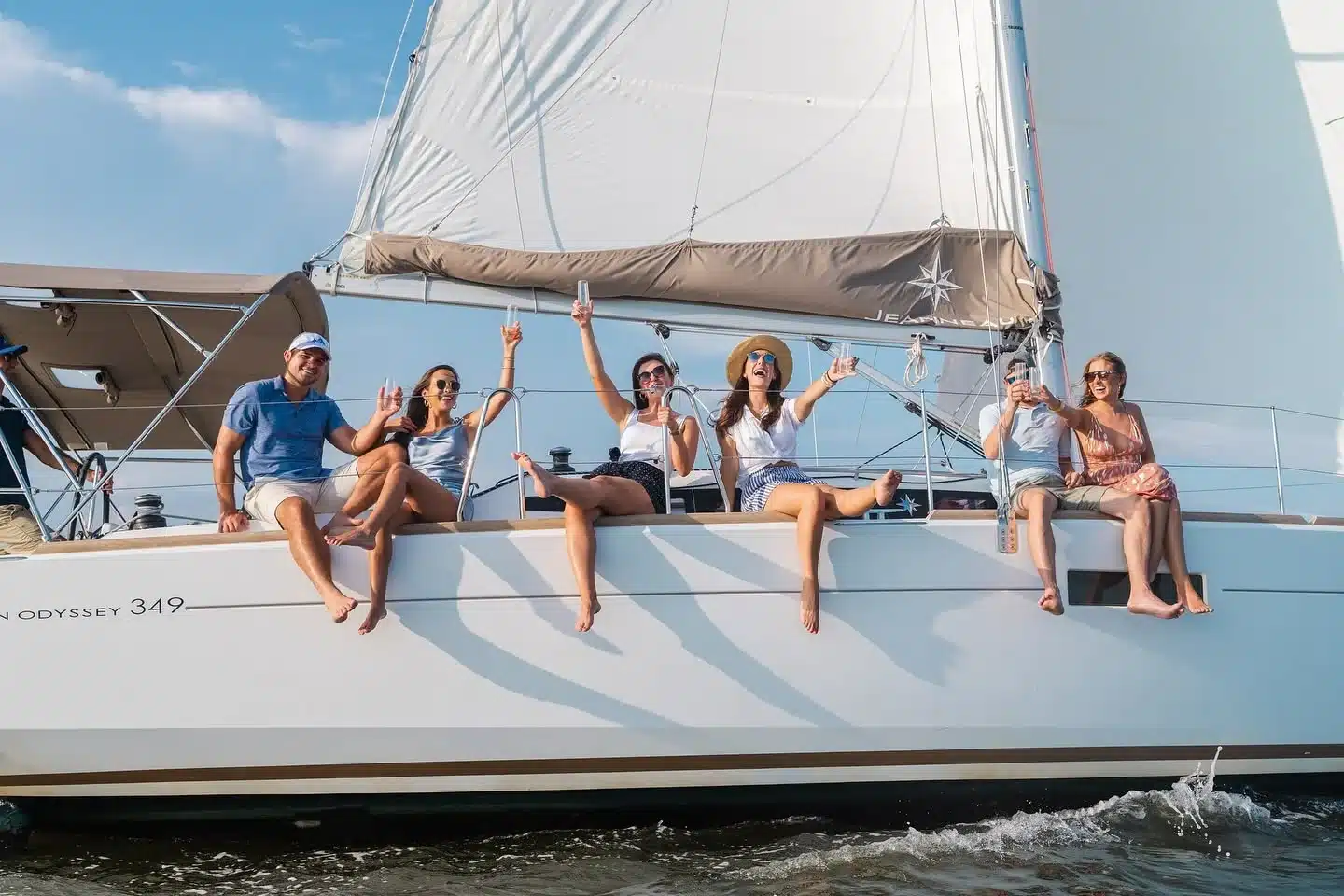Large group gathering in Charleston vacation home